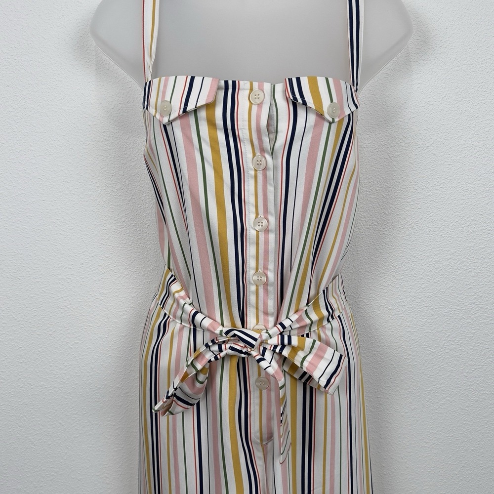 NEW Maeve Anthropologie Jumpsuit Womens S Multi Color Wide Leg Whimsical Boho - Picture 7 of 16